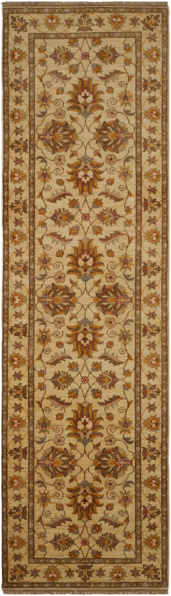 2' 9 x 9' 9 Hand Knotted Ziegler Runner Rug