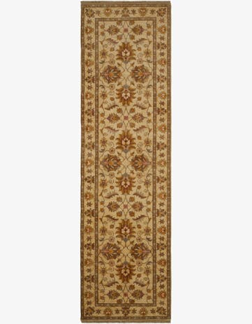 2' 9 x 9' 9 Hand Knotted Ziegler Runner Rug