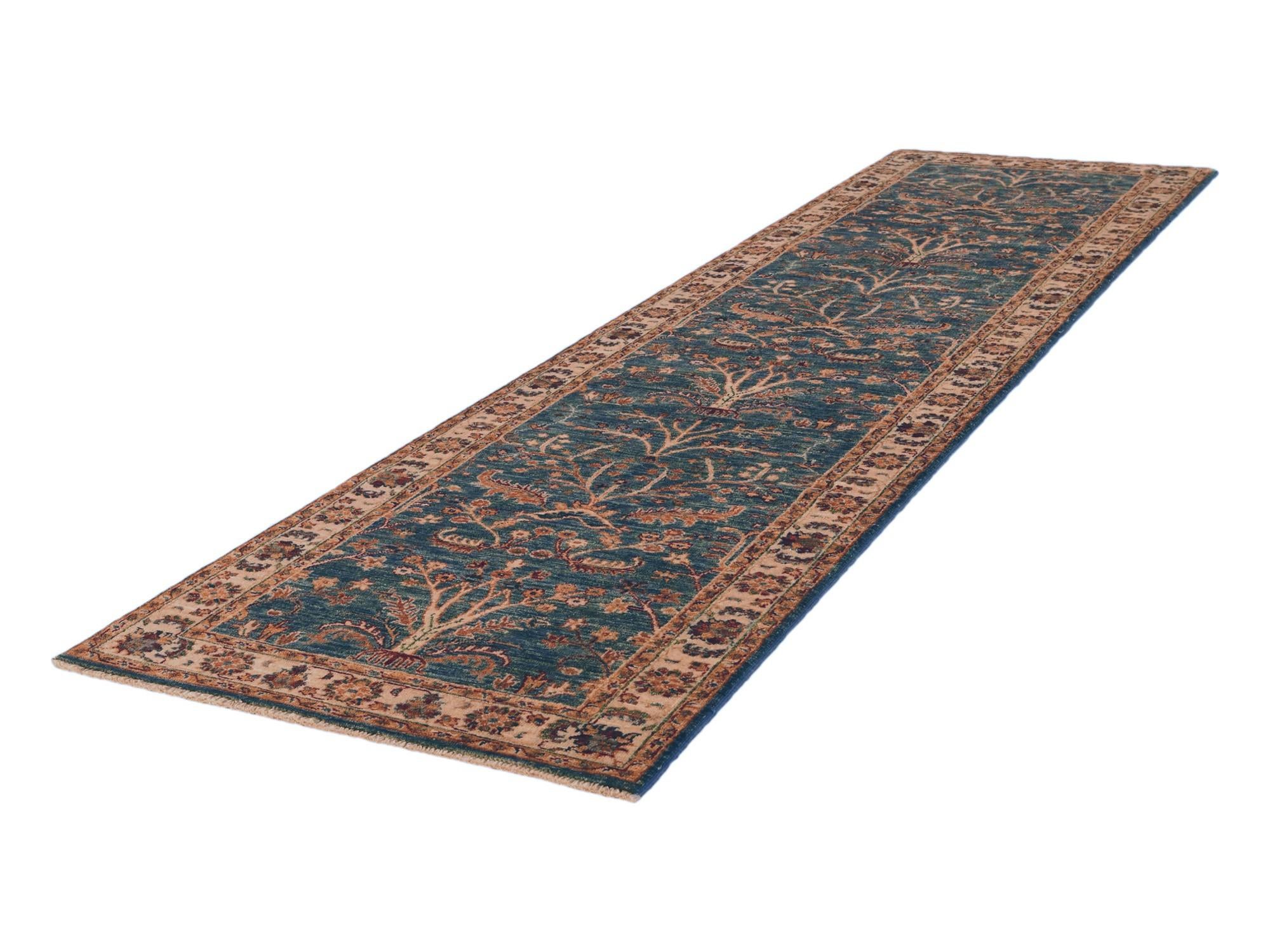 2' 7 x 9' 7 Hand Knotted Ziegler Runner Rug