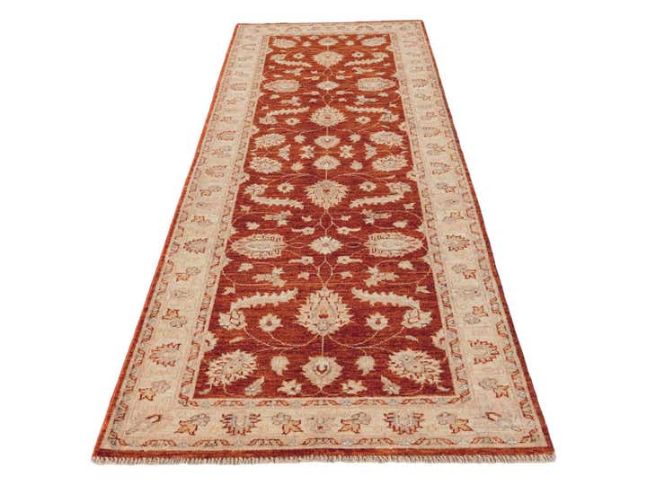2' 10 x 8' 4 Hand Knotted Ziegler Runner Rug