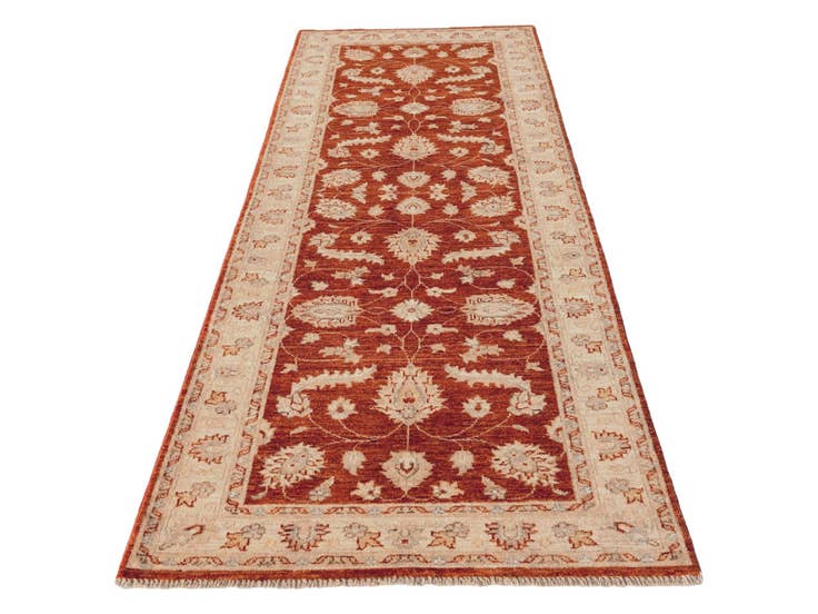 Detail image of 2' 10 x 8' 4 Hand Knotted Ziegler Runner Rug