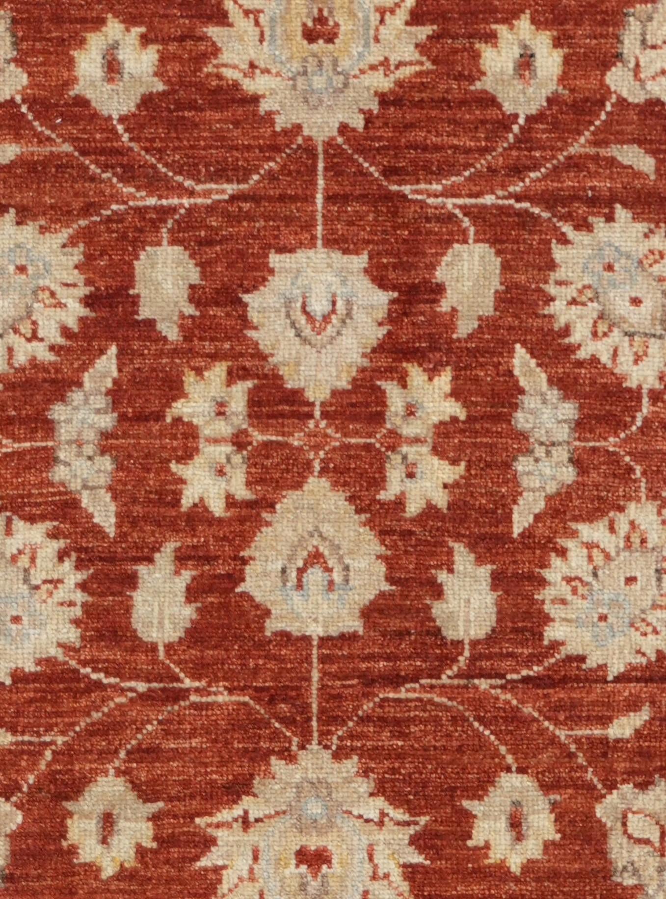 2' 10 x 8' 4 Hand Knotted Ziegler Runner Rug