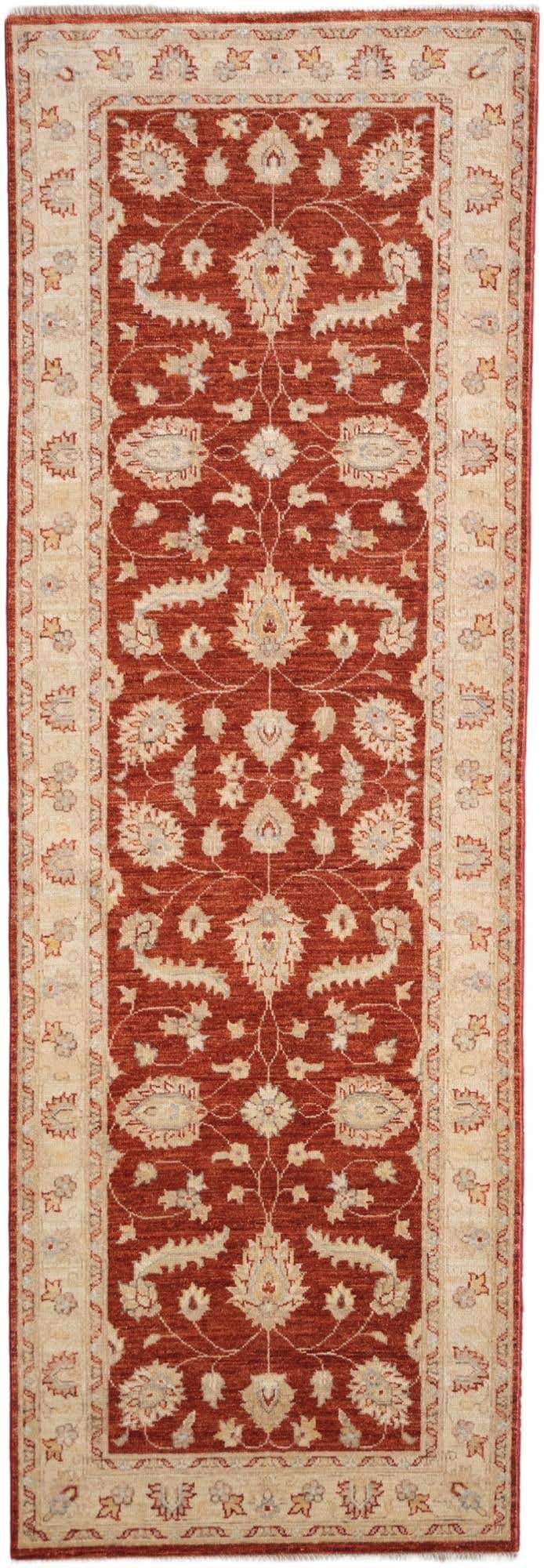 2' 10 x 8' 4 Hand Knotted Ziegler Runner Rug