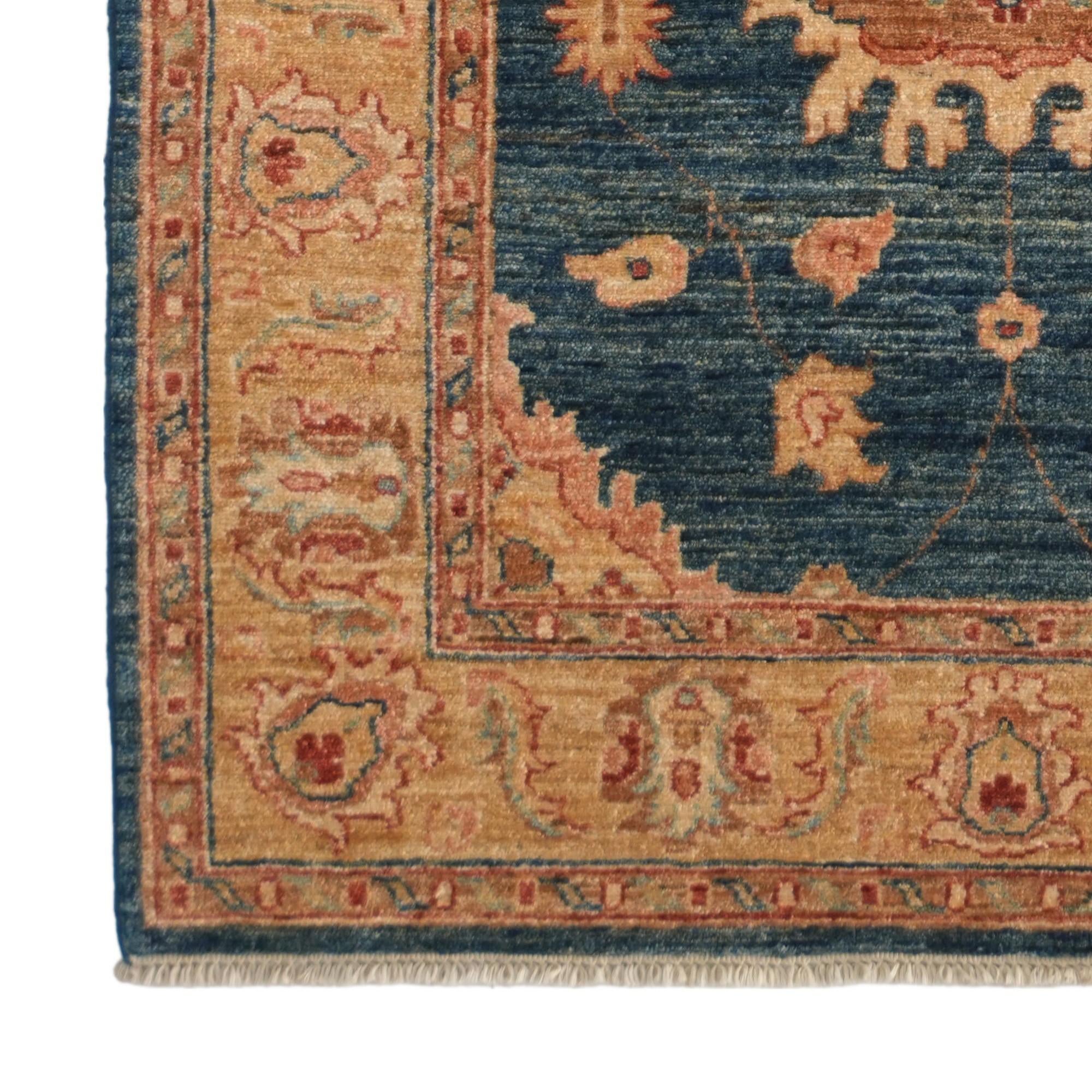3' 4 x 9' 7 Hand Knotted Ziegler Runner Rug