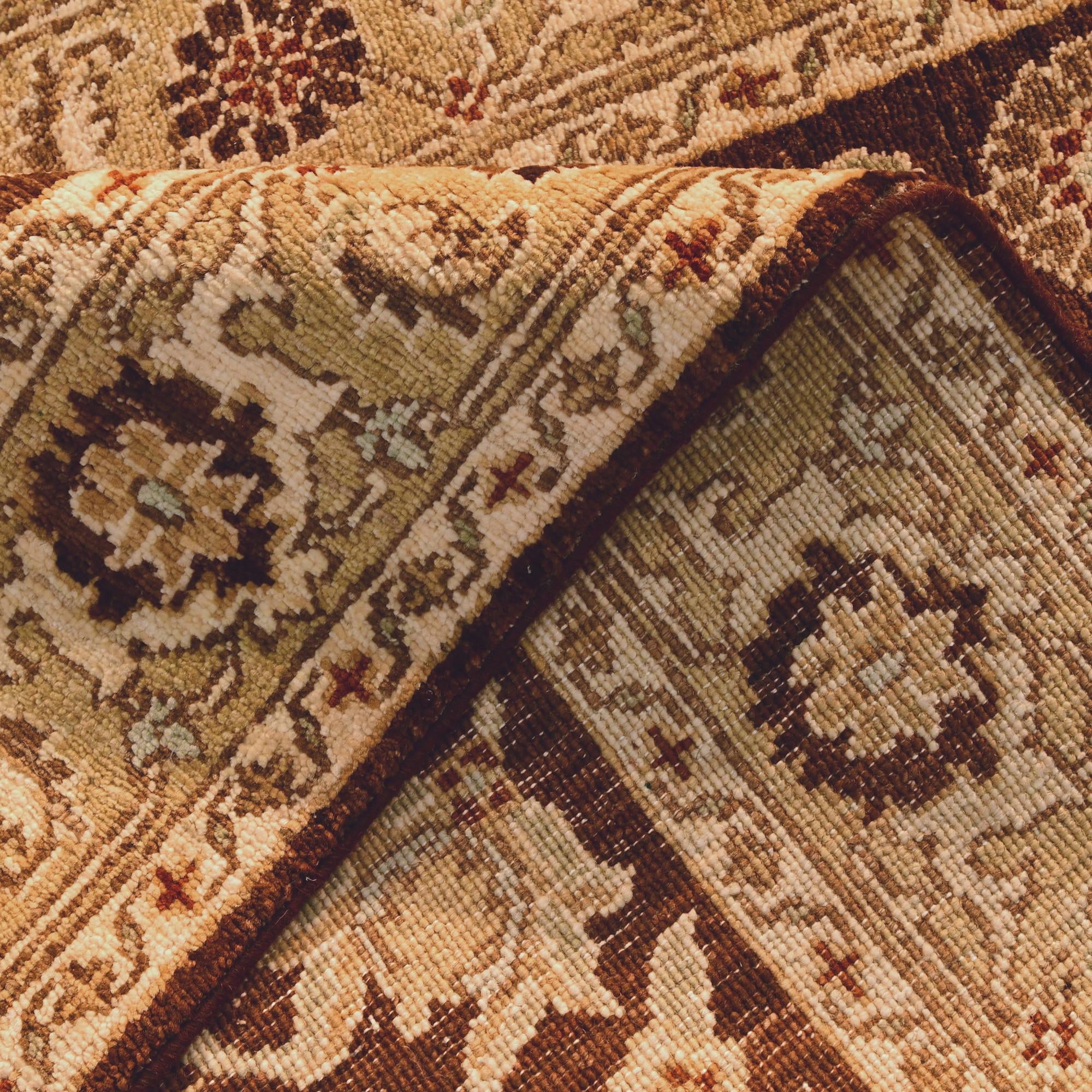 2' 8 x 9' 7 Hand Knotted Ziegler Runner Rug