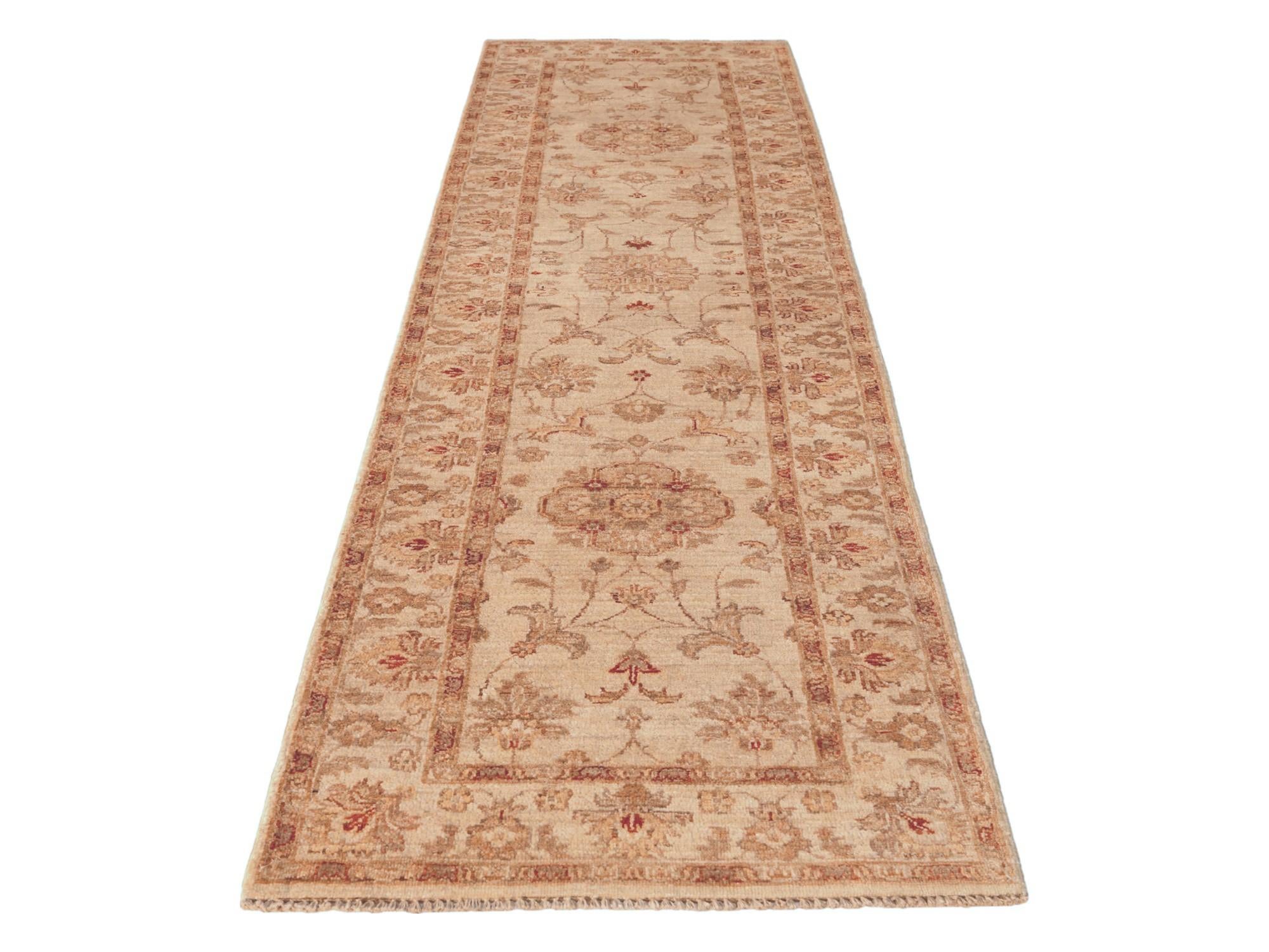 2' 6 x 9' 4 Hand Knotted Ziegler Runner Rug