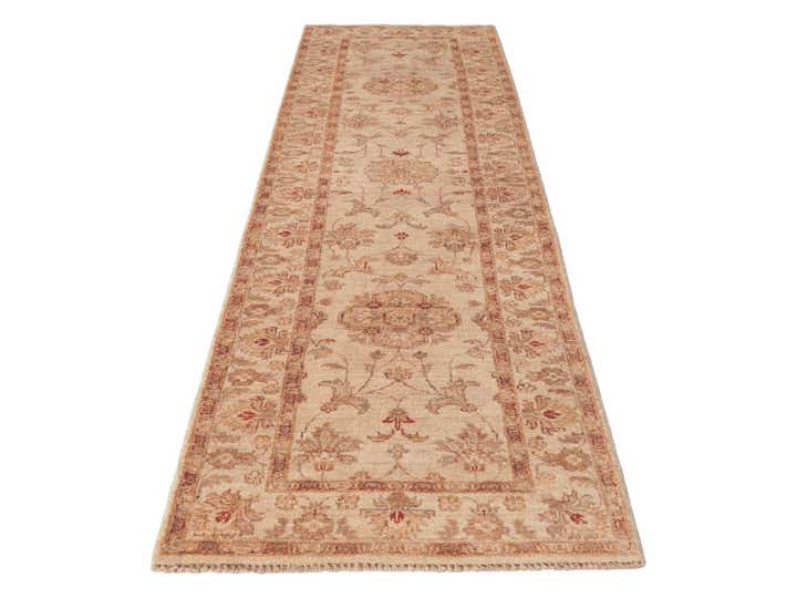 2' 6 x 9' 4 Hand Knotted Ziegler Runner Rug