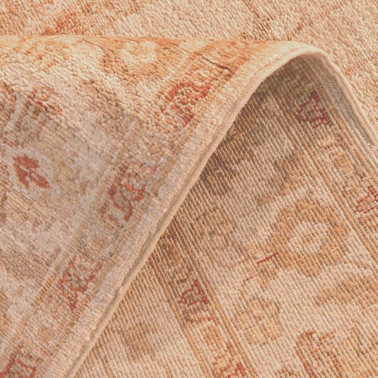 Detail image of 2' 6 x 9' 4 Hand Knotted Ziegler Runner Rug
