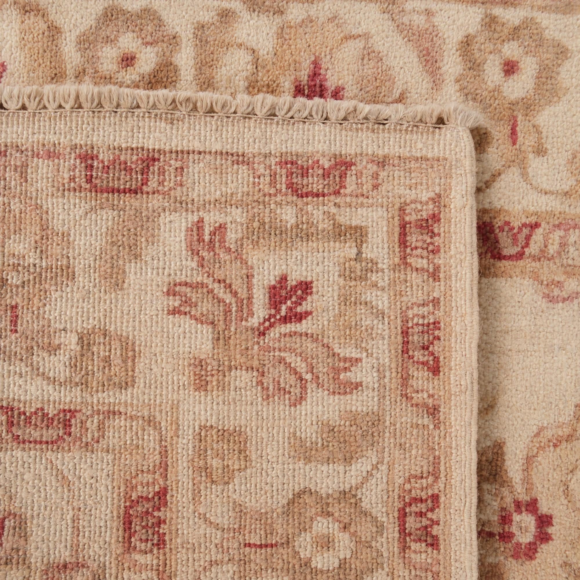 75cm x 285cm Hand Knotted Ziegler Runner Rug