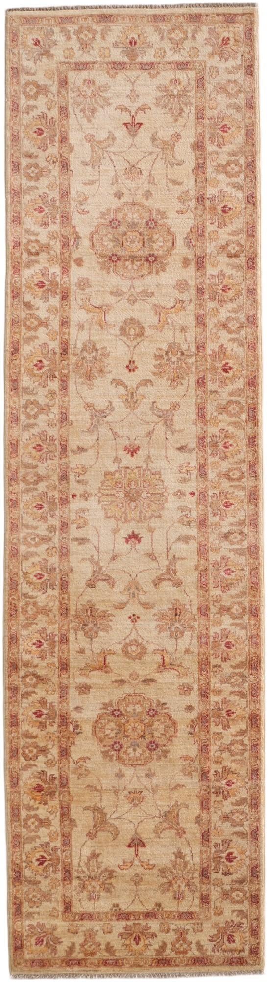 2' 6 x 9' 4 Hand Knotted Ziegler Runner Rug