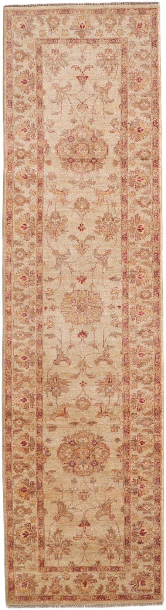 2' 6 x 9' 4 Hand Knotted Ziegler Runner Rug