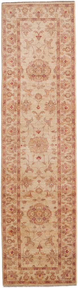 2' 6 x 9' 4 Hand Knotted Ziegler Runner Rug