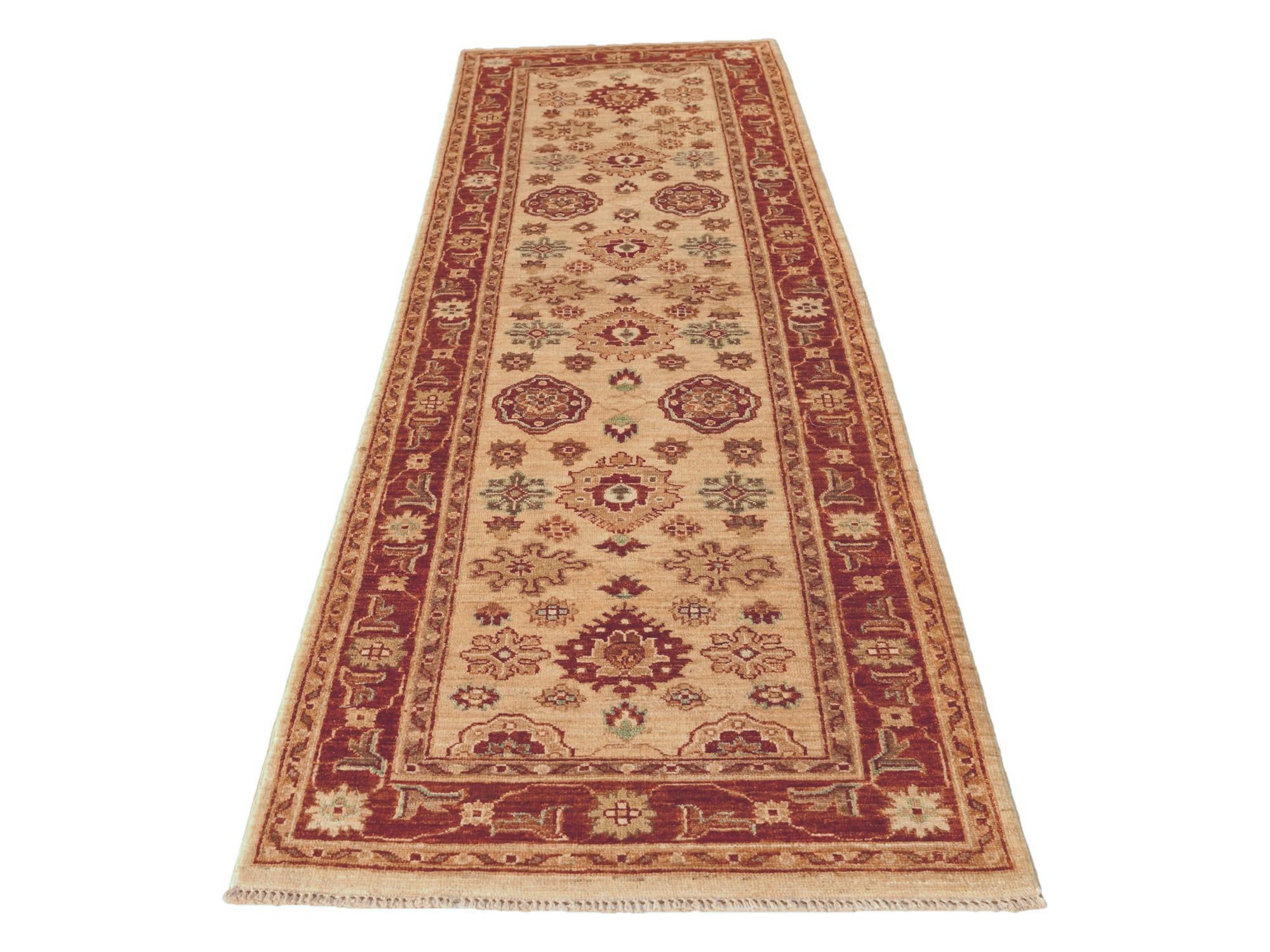 2' 7 x 8' 9 Hand Knotted Ziegler Runner Rug