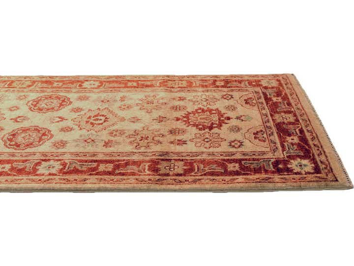 2' 7 x 8' 9 Hand Knotted Ziegler Runner Rug