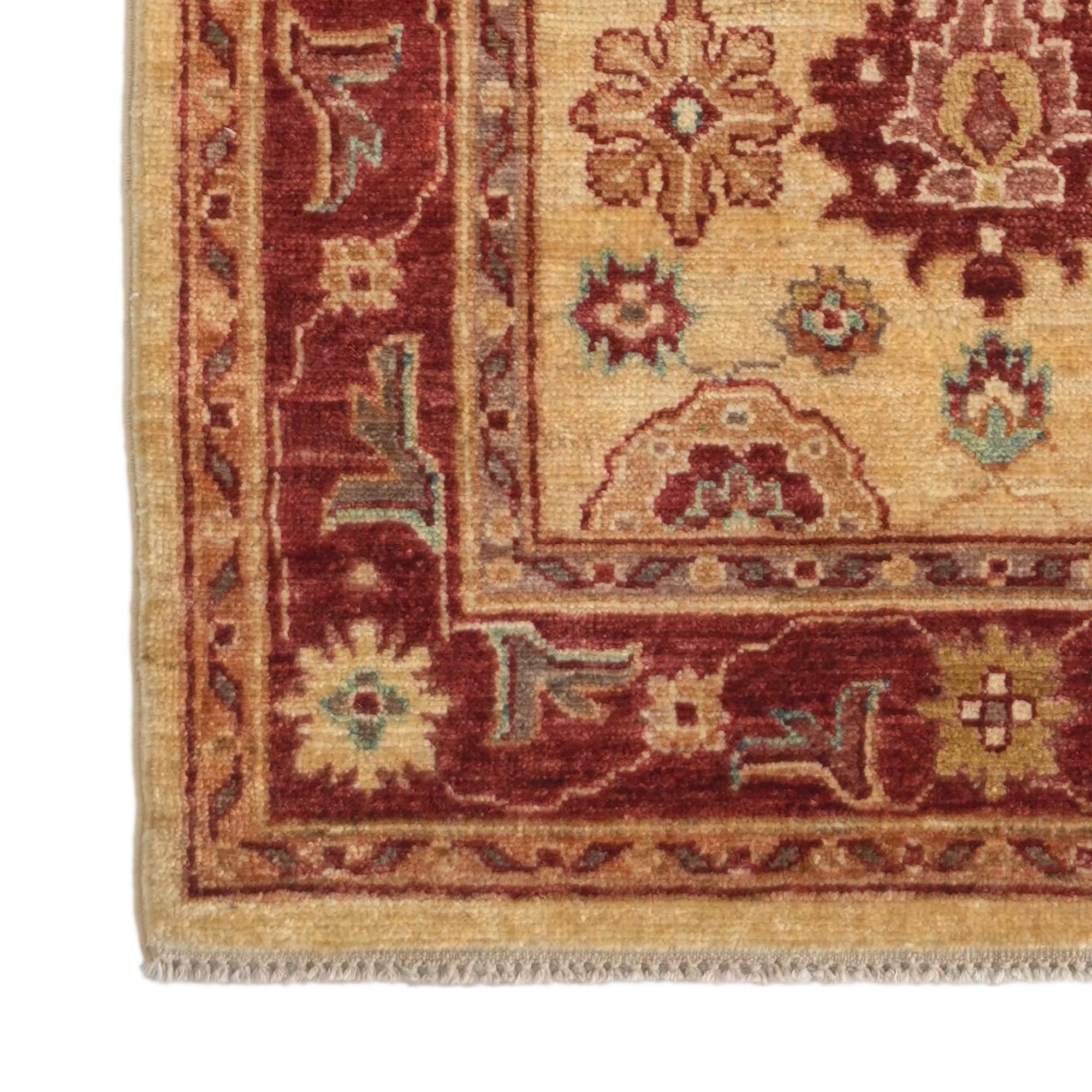 2' 7 x 8' 9 Hand Knotted Ziegler Runner Rug