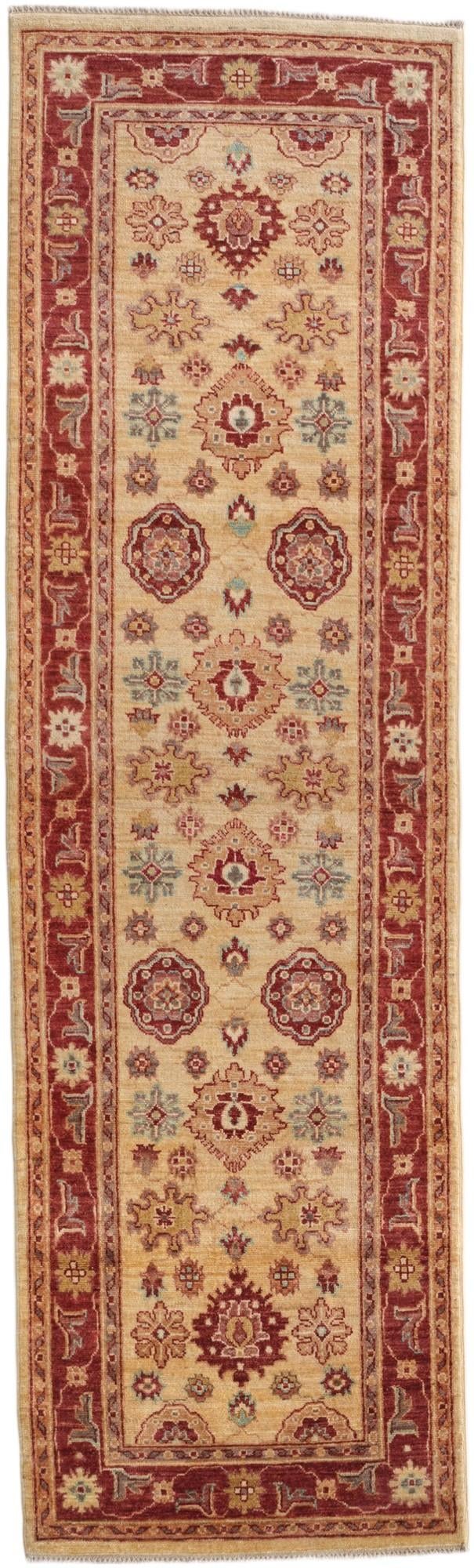2' 7 x 8' 9 Hand Knotted Ziegler Runner Rug