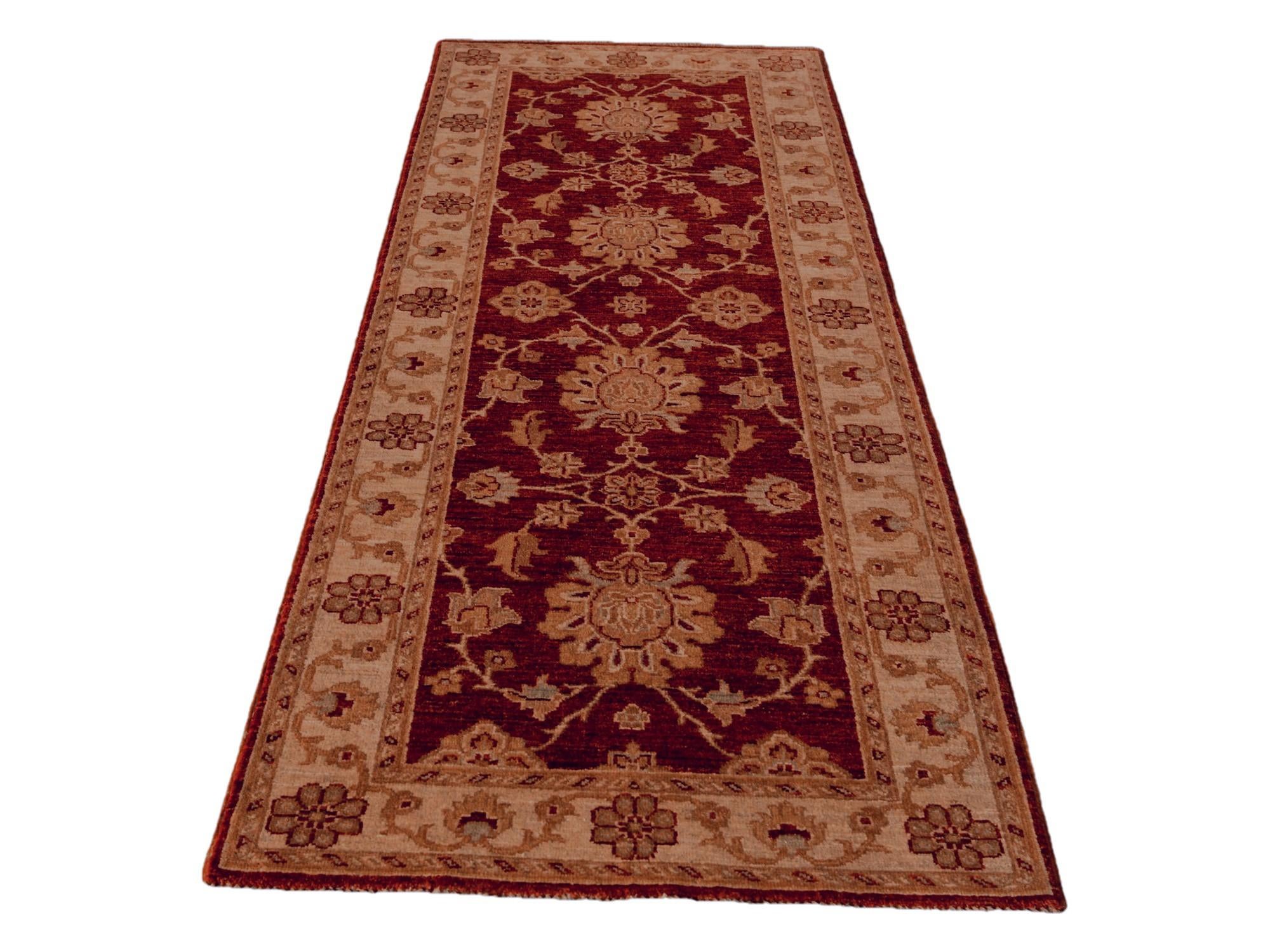 2' 7 x 6' 11 Hand Knotted Ziegler Runner Rug