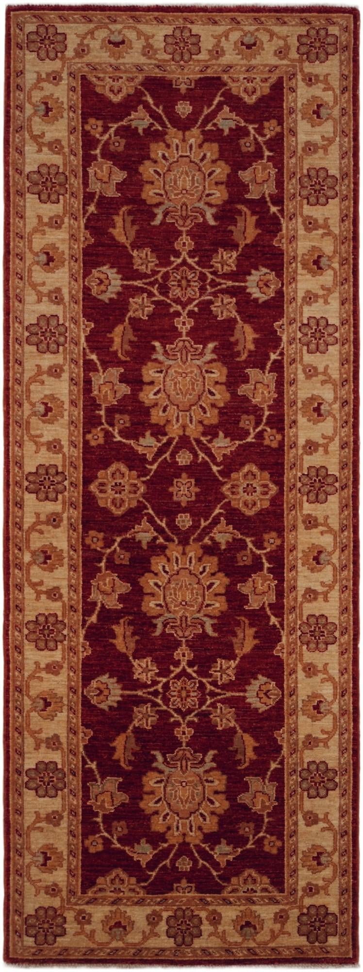 2' 7 x 6' 11 Hand Knotted Ziegler Runner Rug