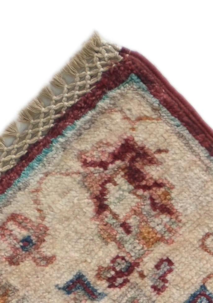 2' 1 x 6' 4 Hand Knotted Ziegler Runner Rug