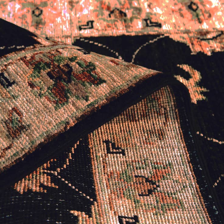 Detail image of 2' 1 x 4' 5 Hand Knotted Ziegler Runner Rug