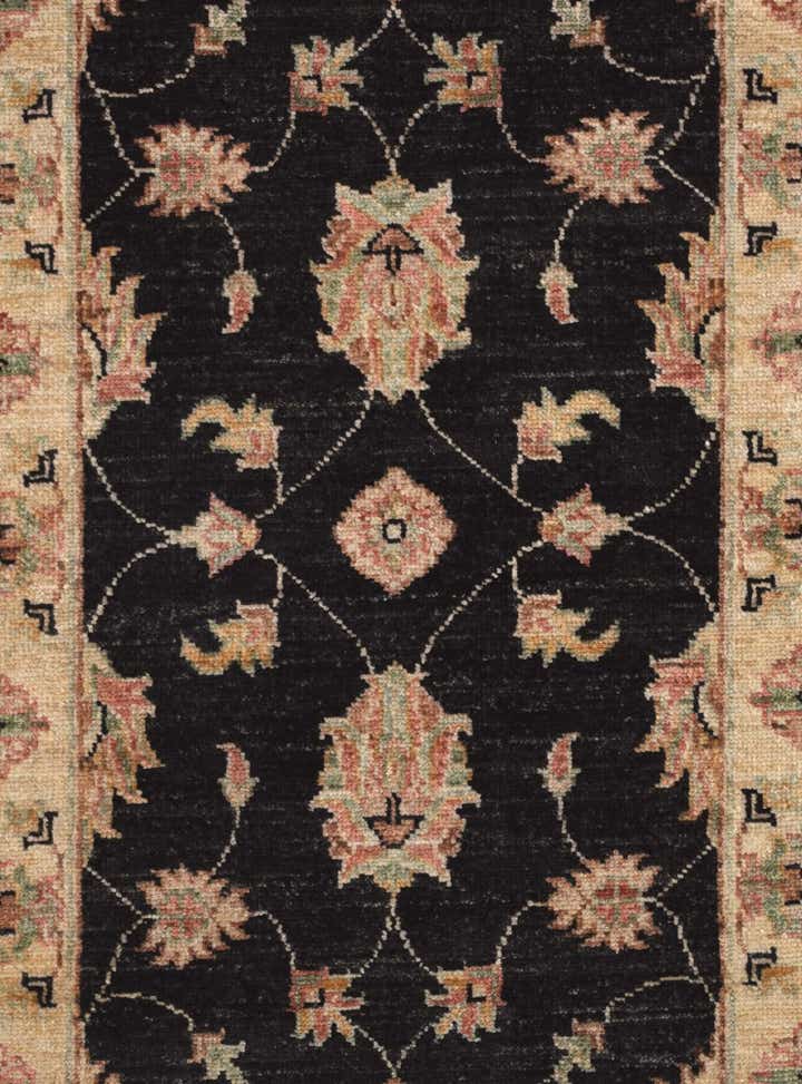 2' 1 x 4' 5 Hand Knotted Ziegler Runner Rug