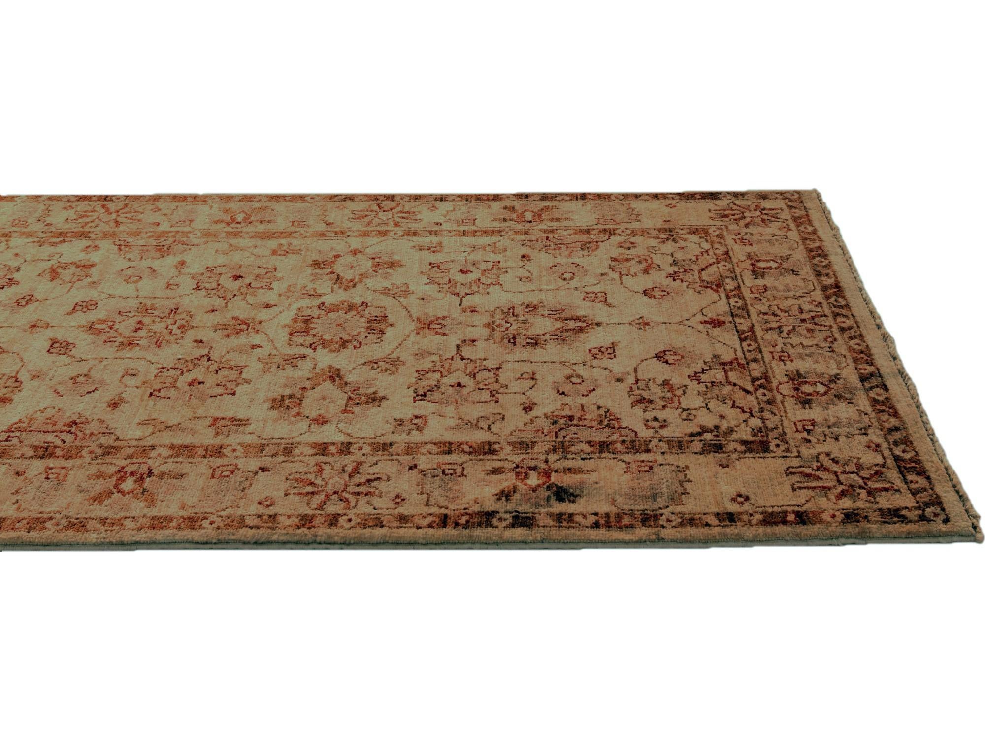 2' 8 x 7' 8 Hand Knotted Ziegler Runner Rug