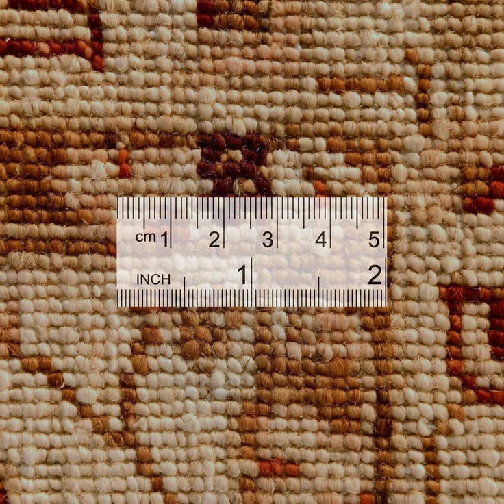 Detail image of 2' 8 x 7' 8 Hand Knotted Ziegler Runner Rug