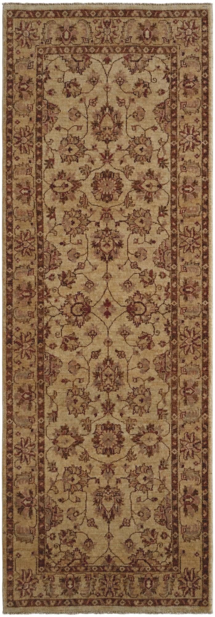 2' 8 x 7' 8 Hand Knotted Ziegler Runner Rug
