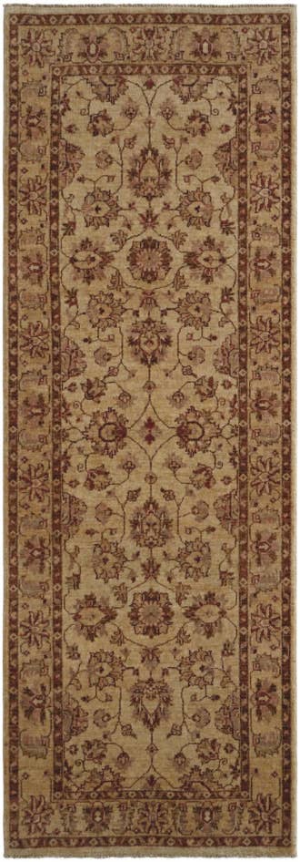 Detailansicht von 80cm x 235cm Handgeknüpft Ziegler Läufer Teppich