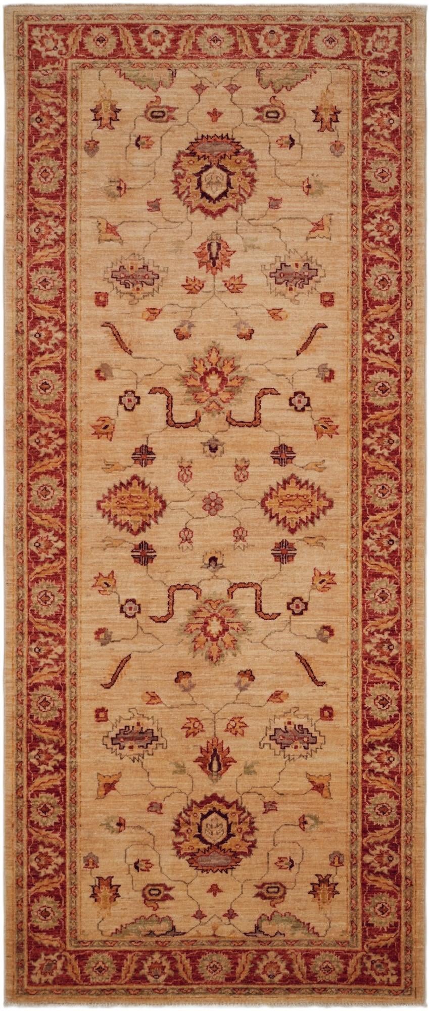 3' 5 x 8' 1 Hand Knotted Ziegler Runner Rug