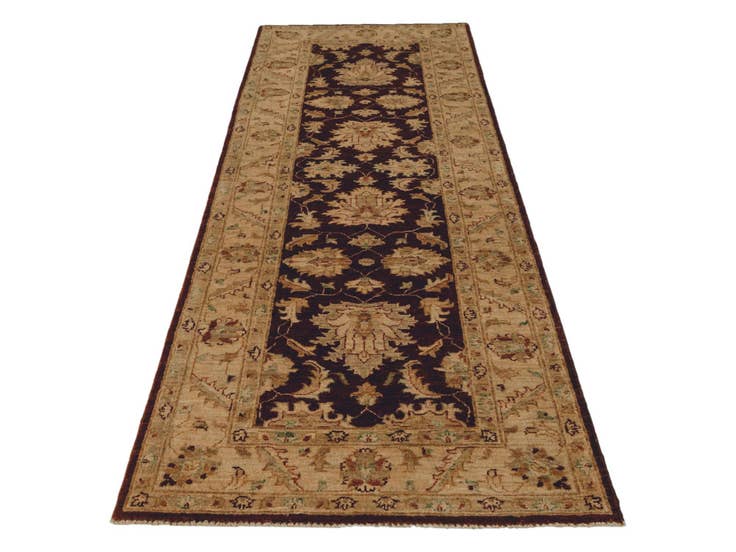 Detail image of 2' 8 x 8' 2 Hand Knotted Ziegler Runner Rug
