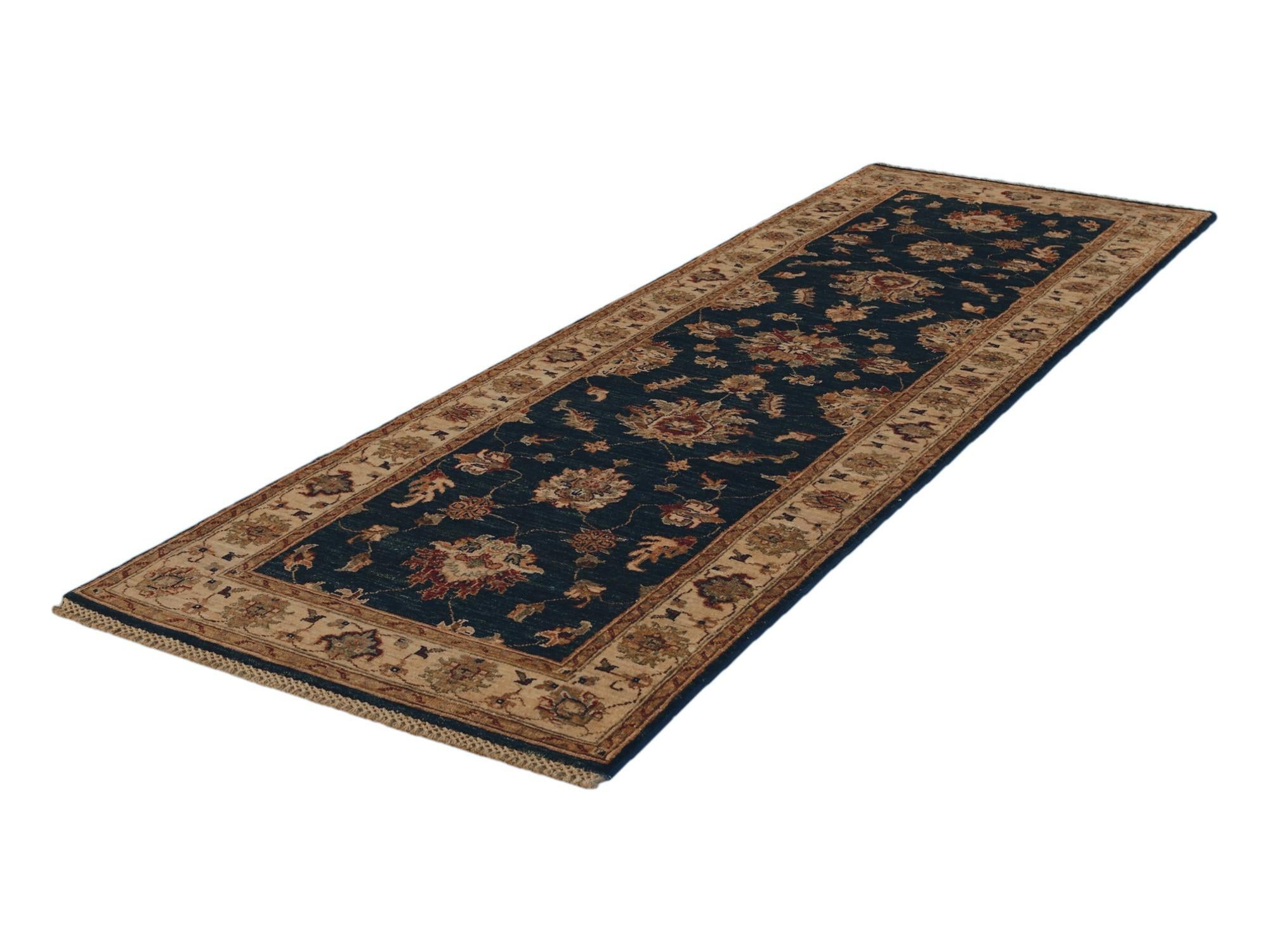 2' 8 x 8' 5 Hand Knotted Ziegler Runner Rug