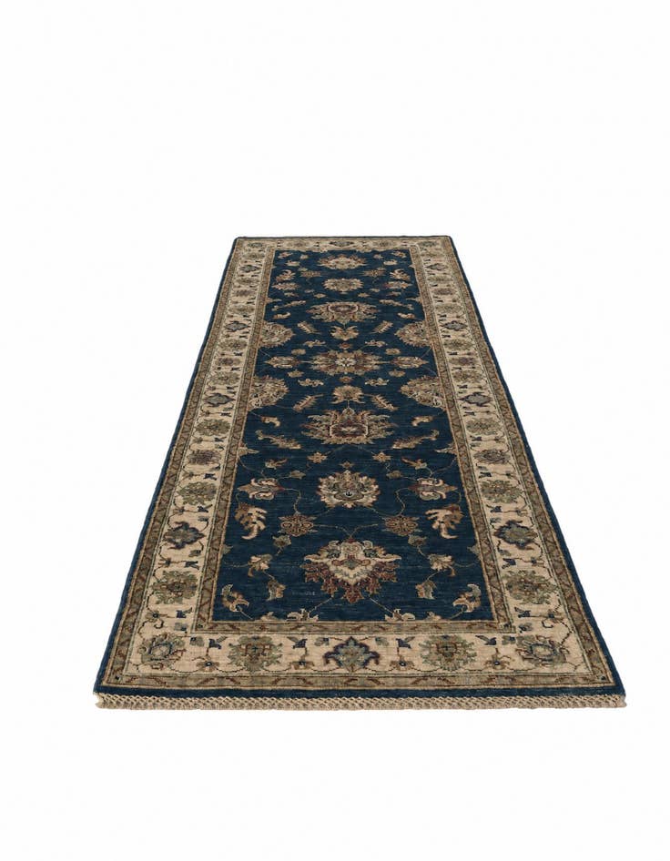 Detail image of 2' 8 x 8' 5 Hand Knotted Ziegler Runner Rug