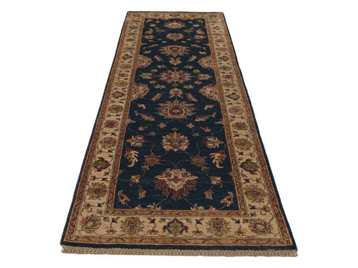2' 8 x 8' 5 Hand Knotted Ziegler Runner Rug