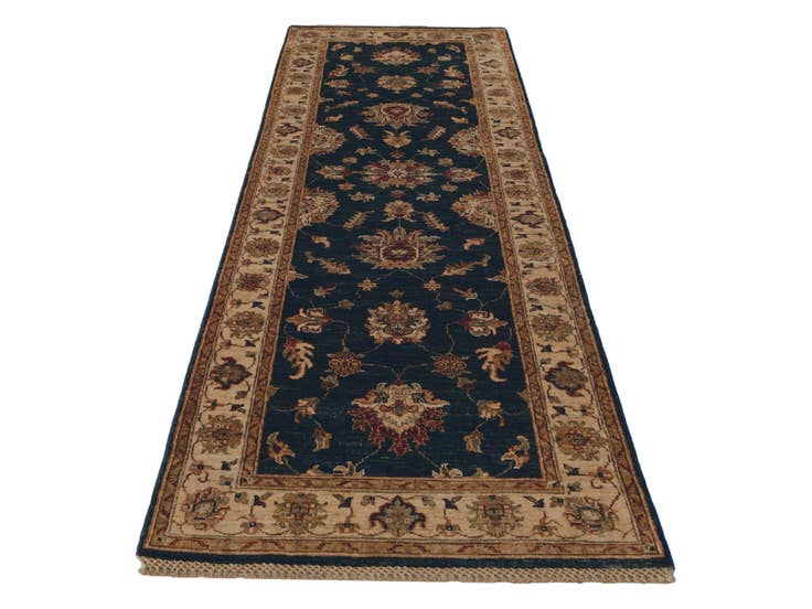 Detail image of 2' 8 x 8' 5 Hand Knotted Ziegler Runner Rug
