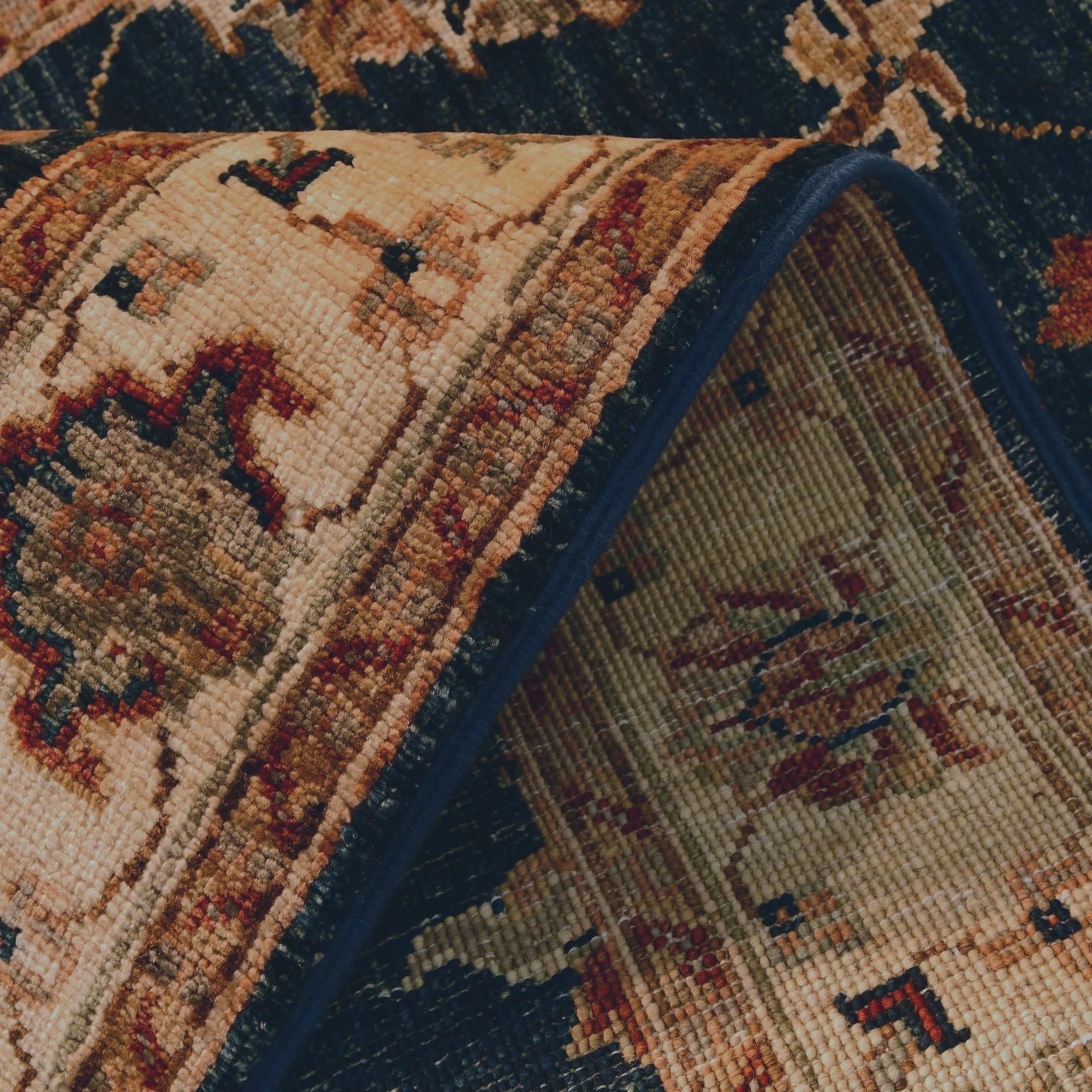 2' 8 x 8' 5 Hand Knotted Ziegler Runner Rug