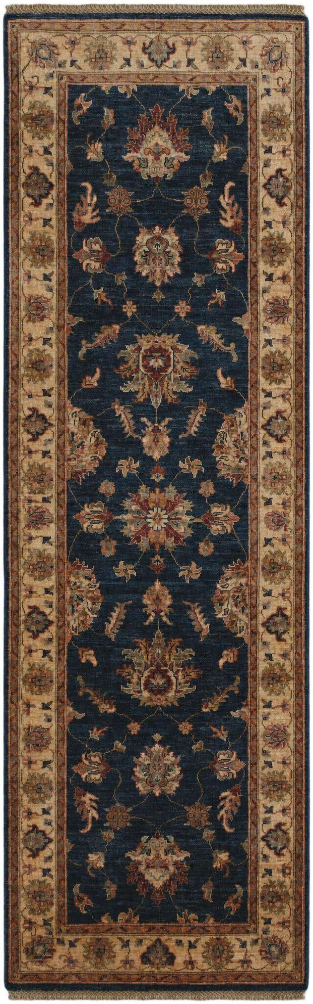 2' 8 x 8' 5 Hand Knotted Ziegler Runner Rug