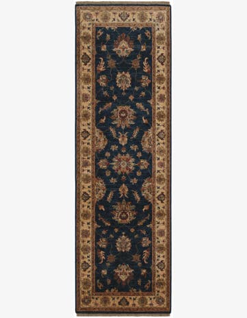 2' 8 x 8' 5 Hand Knotted Ziegler Runner Rug
