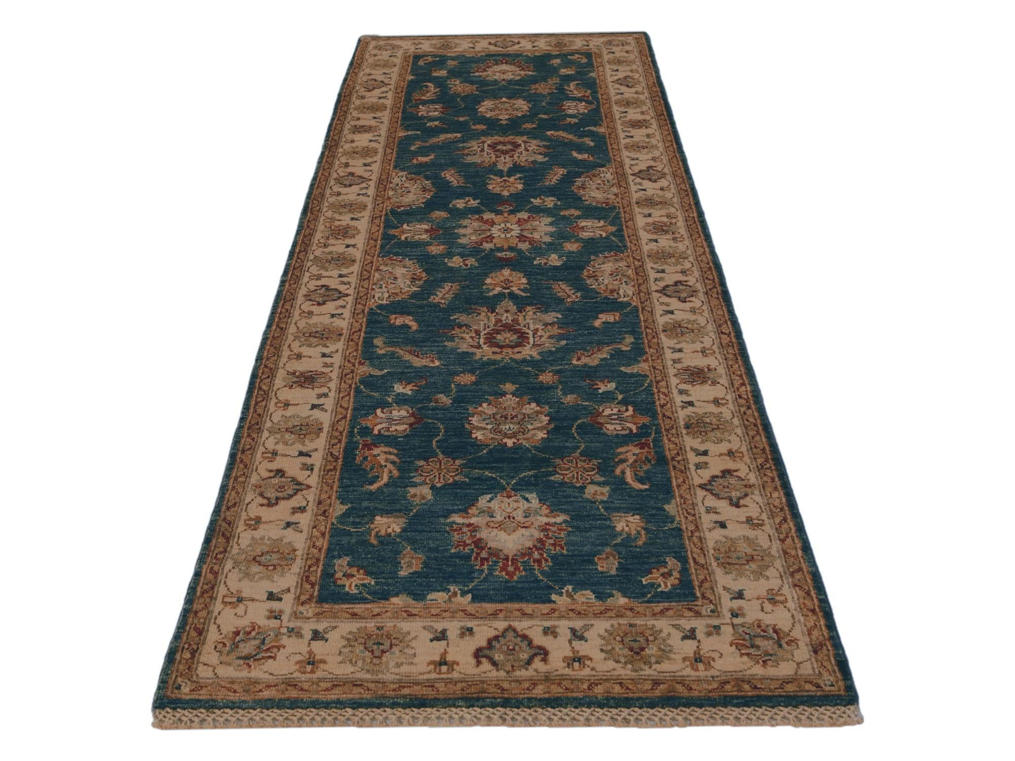 2' 9 x 8' 6 Hand Knotted Ziegler Runner Rug