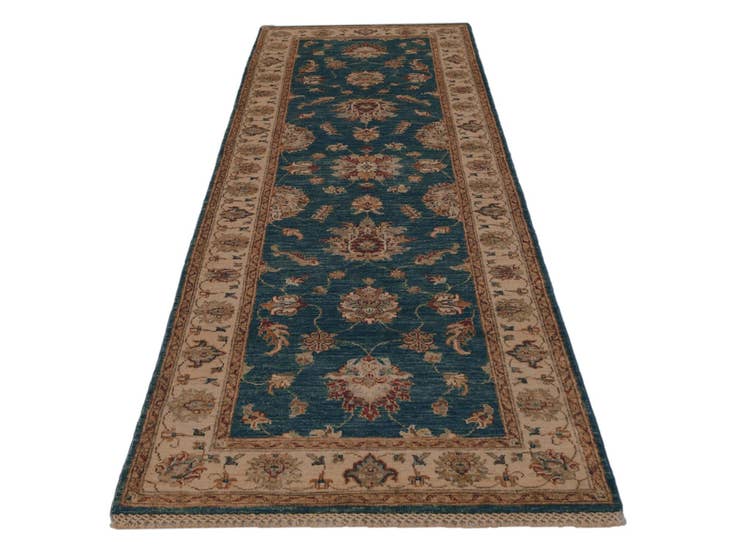 Detail image of 2' 9 x 8' 6 Hand Knotted Ziegler Runner Rug
