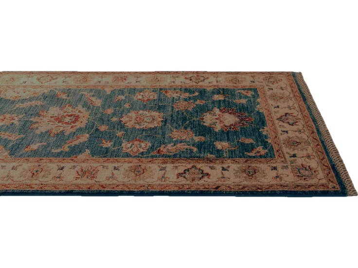 Detail image of 2' 9 x 8' 6 Hand Knotted Ziegler Runner Rug