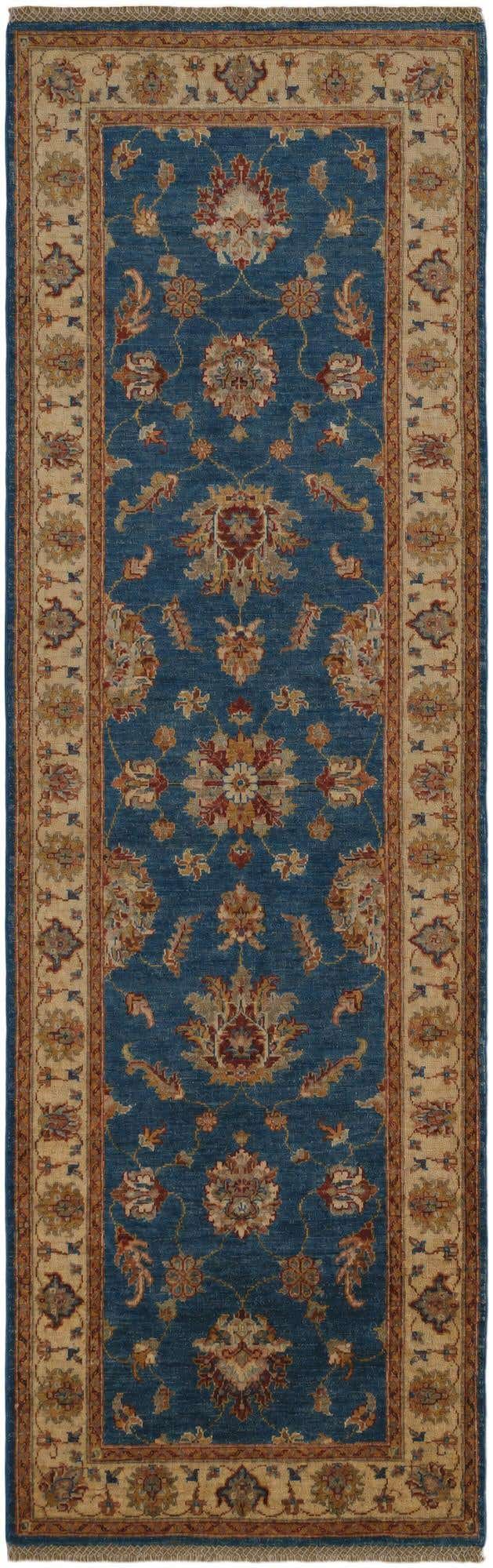 2' 9 x 8' 6 Hand Knotted Ziegler Runner Rug