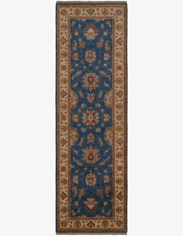 2' 9 x 8' 6 Hand Knotted Ziegler Runner Rug