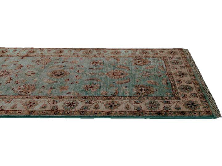 2' 8 x 8' 3 Hand Knotted Ziegler Runner Rug