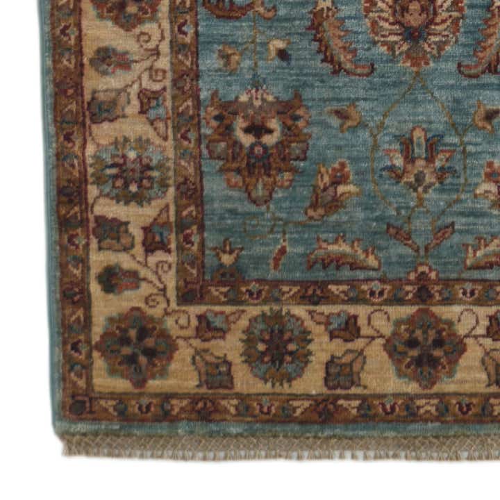 2' 8 x 8' 3 Hand Knotted Ziegler Runner Rug