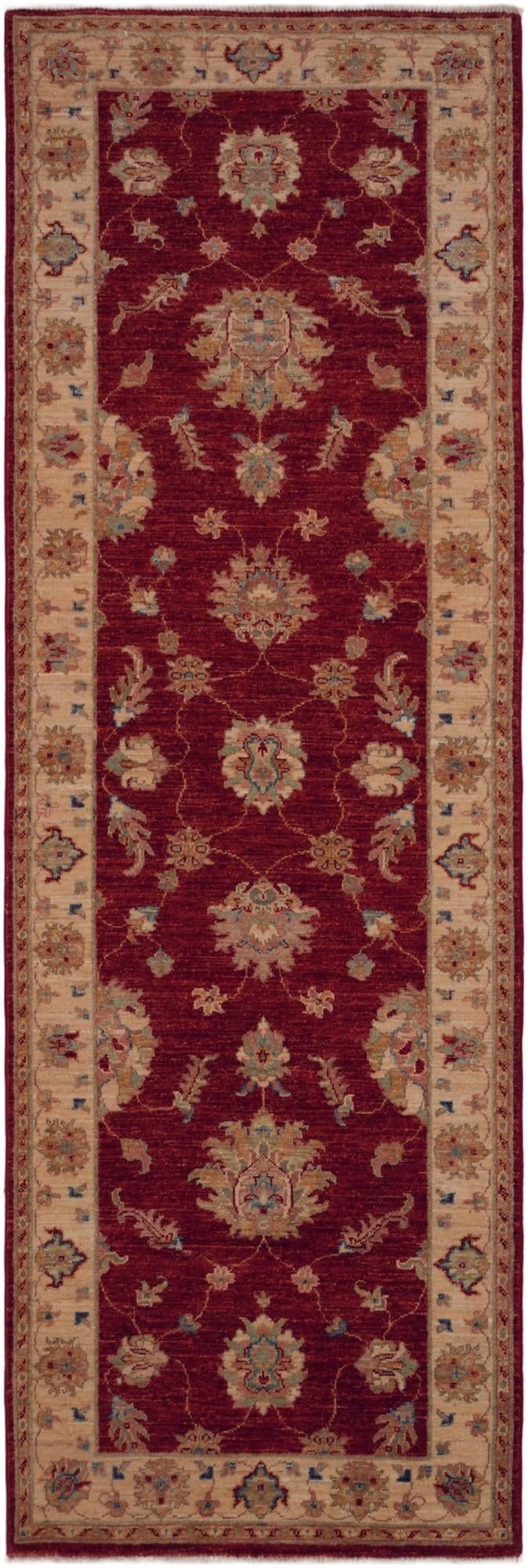 2' 10 x 8' 5 Hand Knotted Ziegler Runner Rug