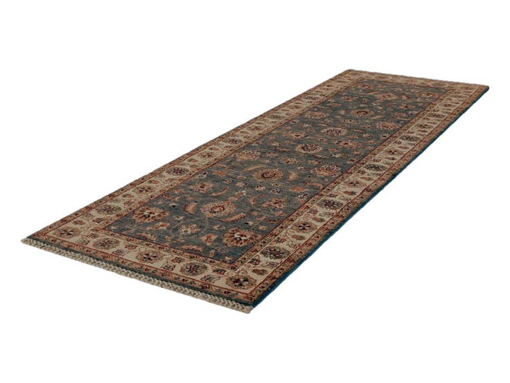 Detail image of 2' 8 x 8' 3 Hand Knotted Ziegler Runner Rug