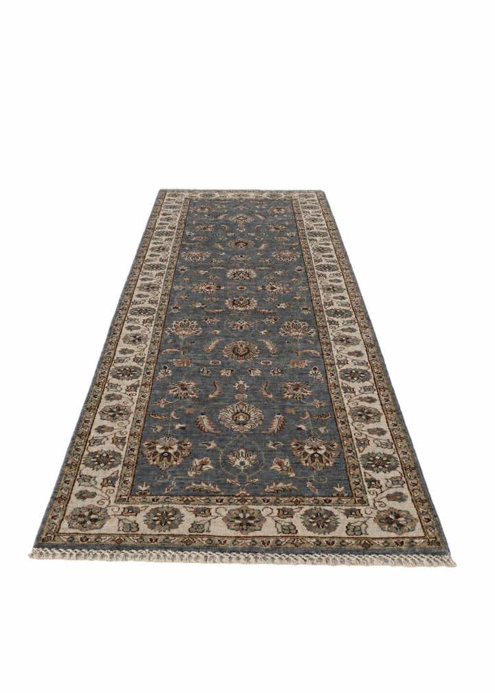 2' 8 x 8' 3 Hand Knotted Ziegler Runner Rug