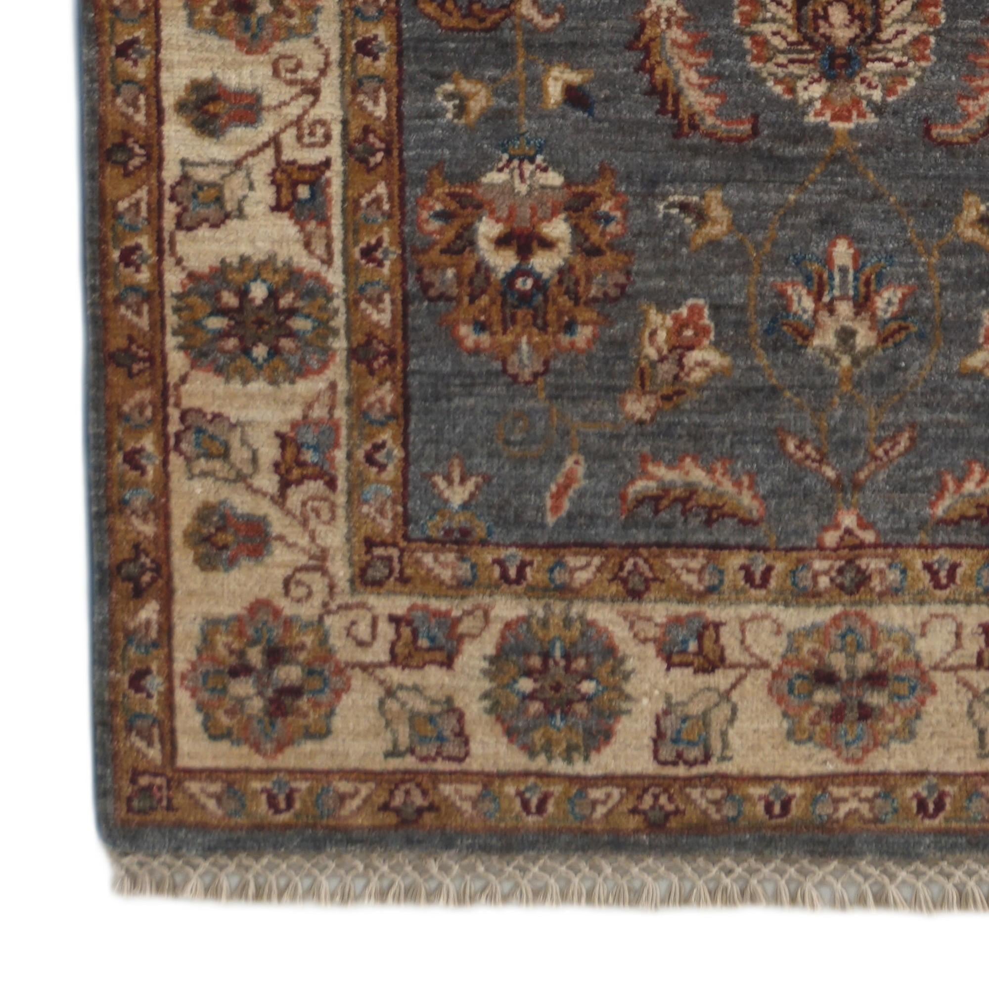 2' 8 x 8' 3 Hand Knotted Ziegler Runner Rug