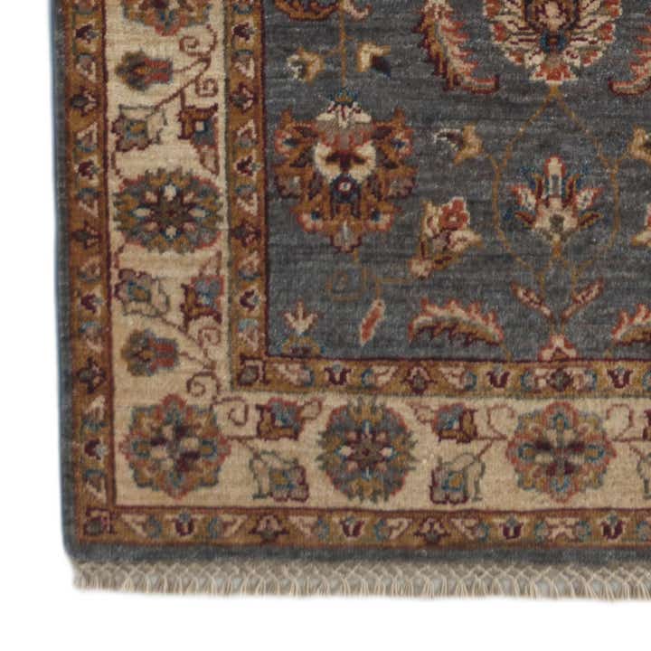 2' 8 x 8' 3 Hand Knotted Ziegler Runner Rug